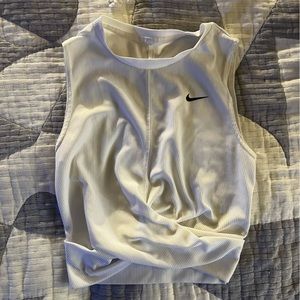 Nike Dri fit Twist Front Crop Tank
